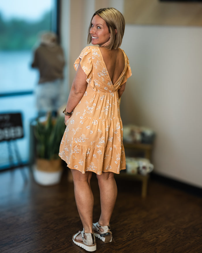 Peachy Keen Mini Dress