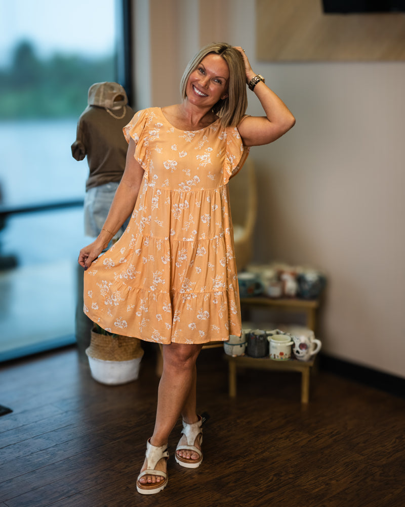 Peachy Keen Mini Dress
