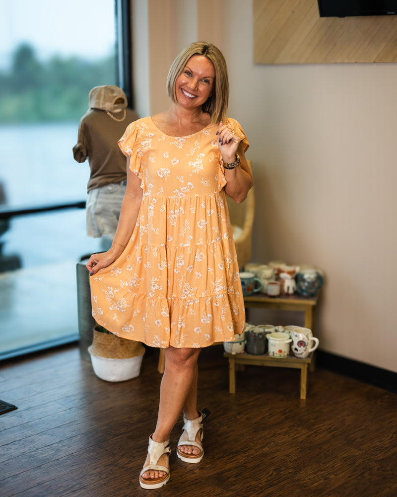 Peachy Keen Mini Dress
