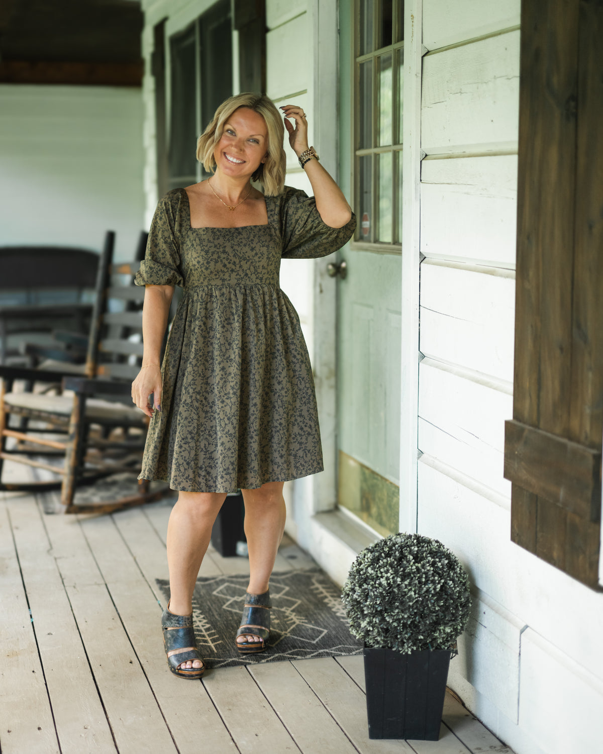 Midnight Moss Dress