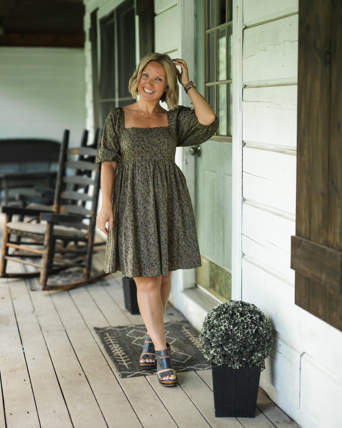 Midnight Moss Dress