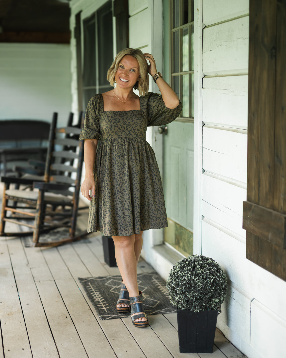 Midnight Moss Dress