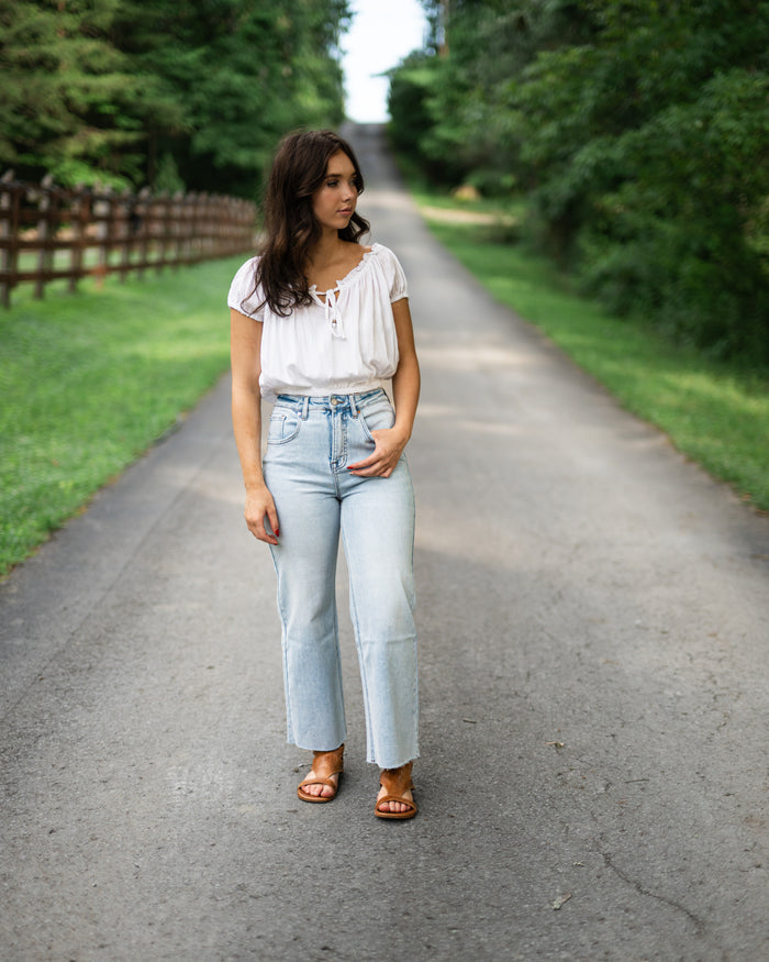 Mikki High Rise Wide Leg Jeans