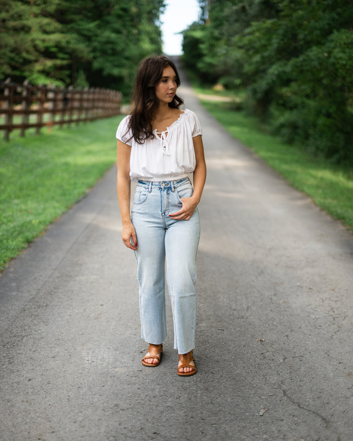 Mikki High Rise Wide Leg Jeans