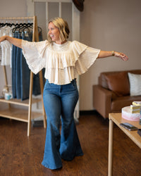 Free People Rose Party Tee