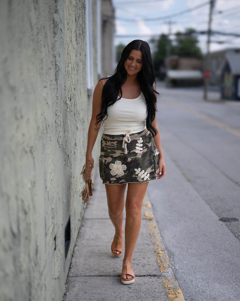 Camo See Me Skirt
