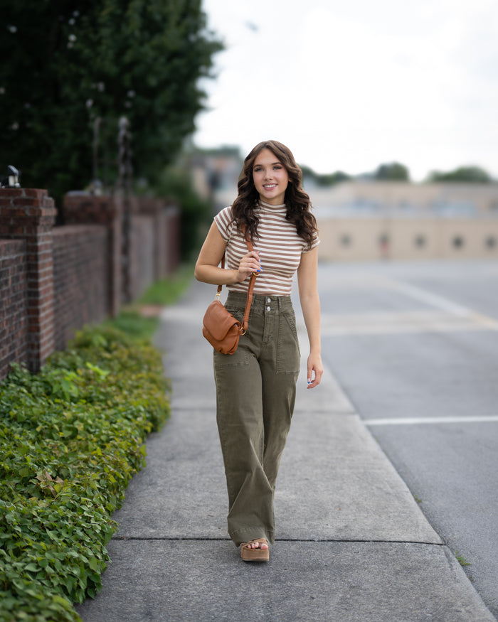 Free People Lola Stripe Tee