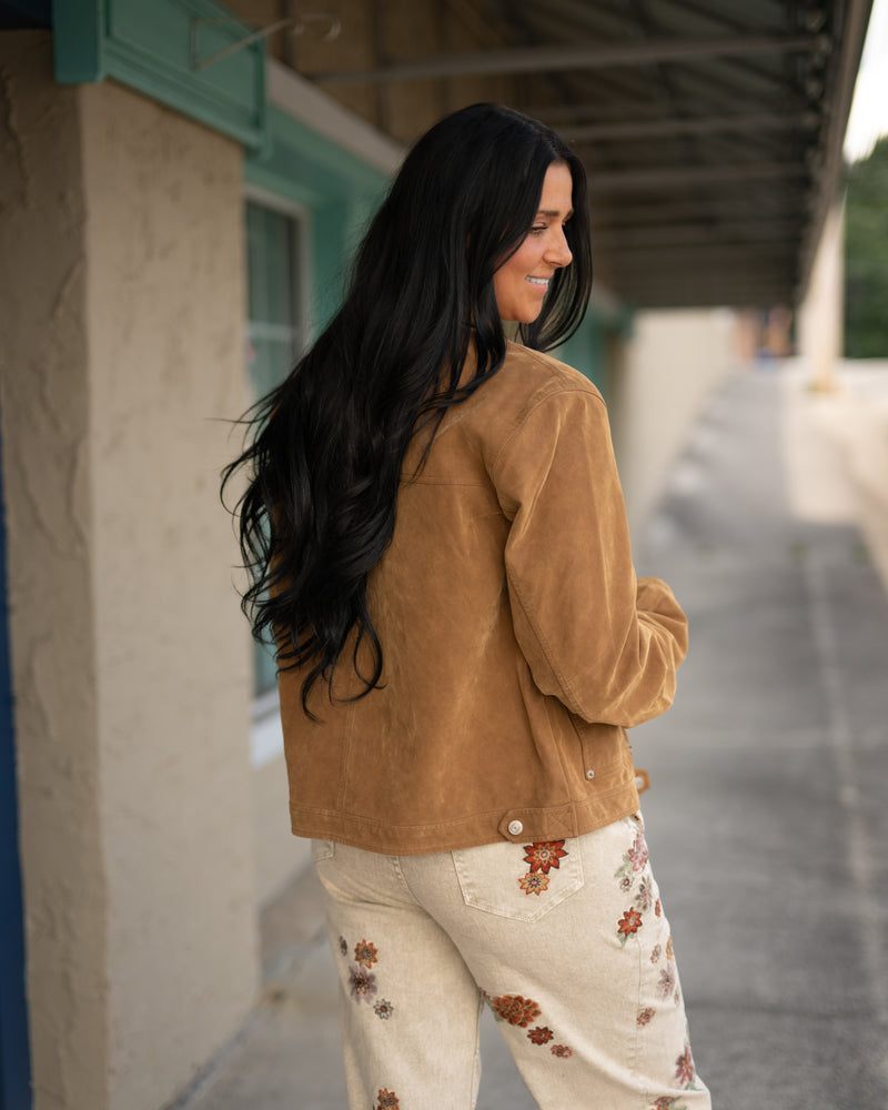 Free People Blair Vegan Suede Jacket
