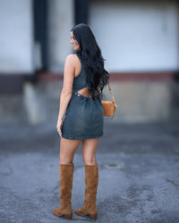 Free People Atlas Denim Mini Dress