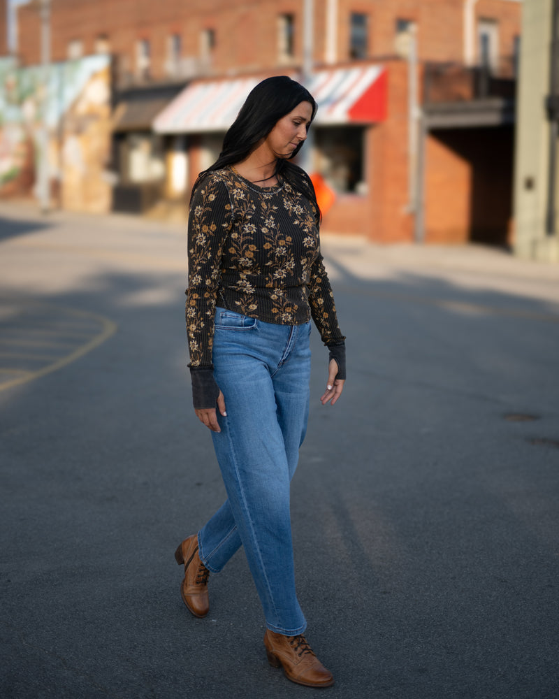 Free People Pretty Little Thermal Long Sleeve