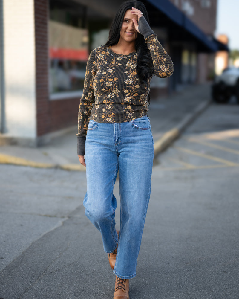 Free People Pretty Little Thermal Long Sleeve