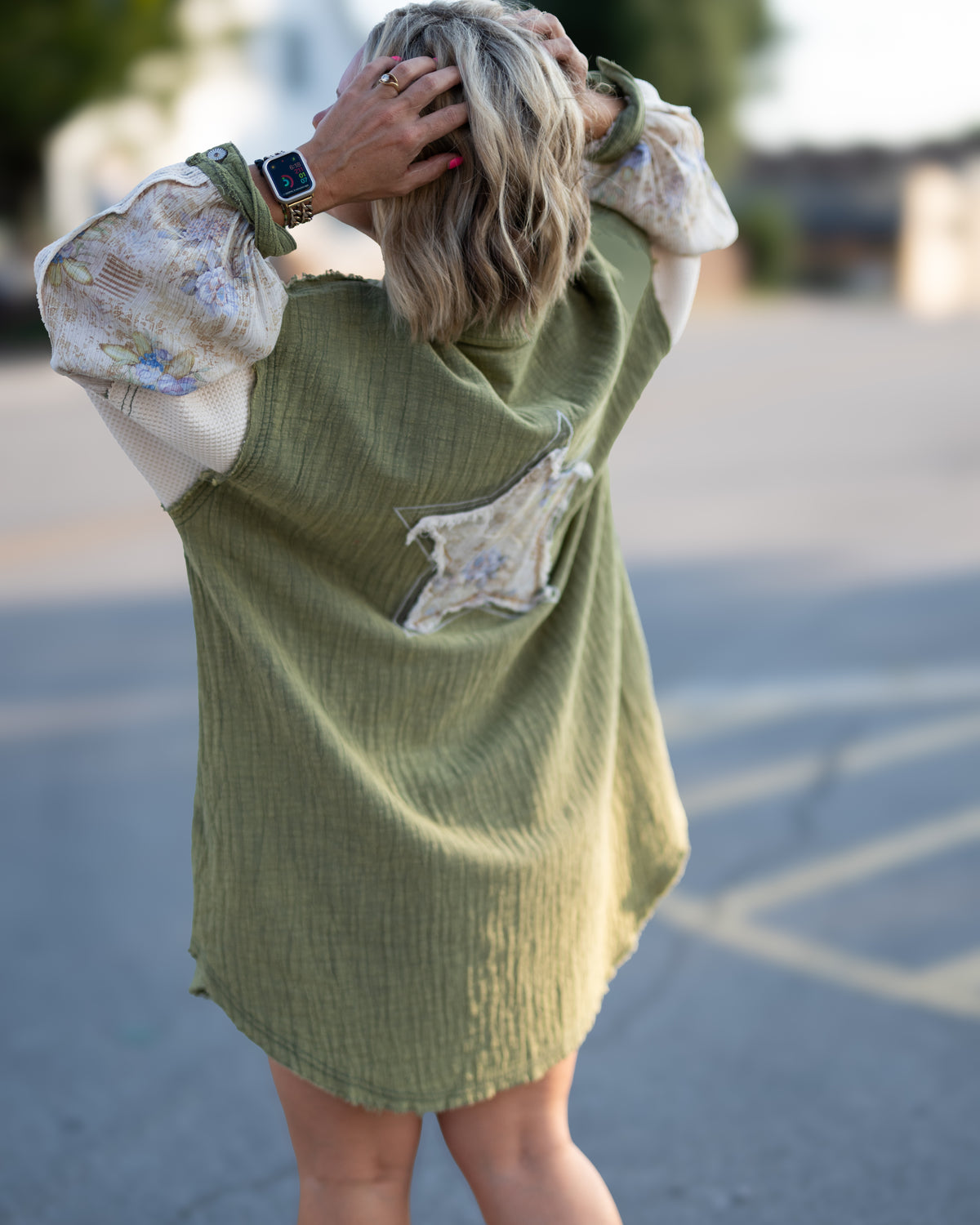Peace Be With You Button Up