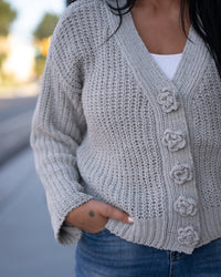 Flowers For Her Cardigan