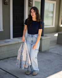Logan Cargo Dad Jeans