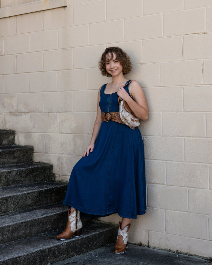 Western Flair Denim Dress