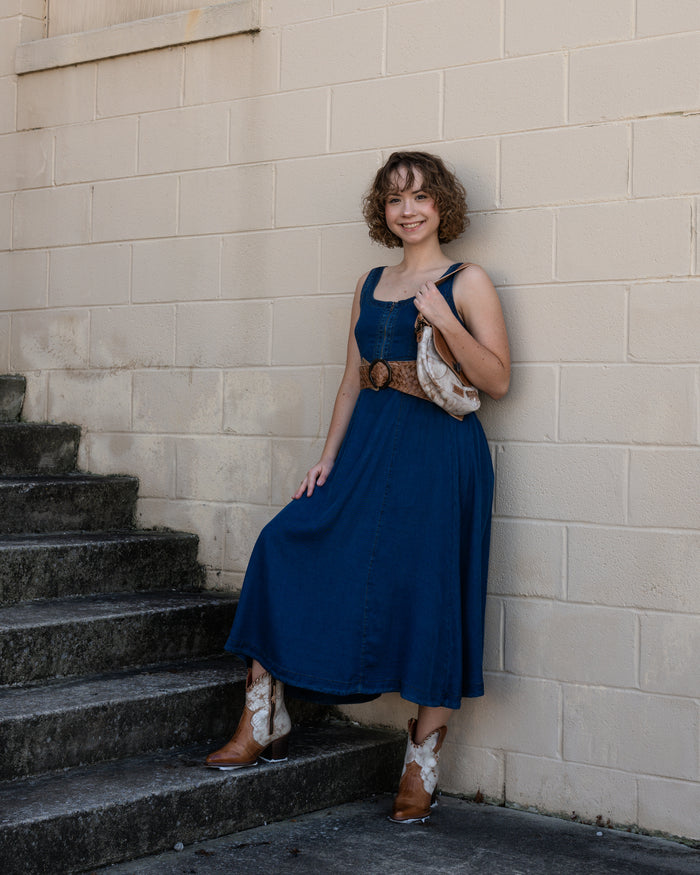 Western Flair Denim Dress